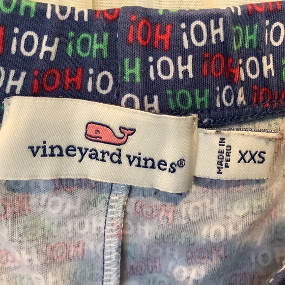 Vineyard Vines Womens Holiday Pajama Pants Cotton Ho Ho Ho Size XXS - Picture 5 of 7